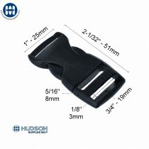 ITW 150-0075 Boucle Trovato TSR 20mm Noir