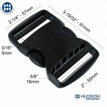 Boucle ITW 815-0007 et 815-0017 Dual Ladderloc TSR 50mm 