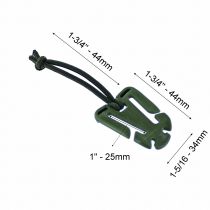 Retail 2x ITW Web Dominator 660-0100 Cord CAG Green