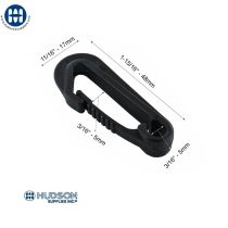 ITW Wingless Snaphook Noir Cordons 5mm