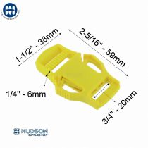 ITW Boucle 118-2075 avec Rel&acirc;che Large 20mm Lime