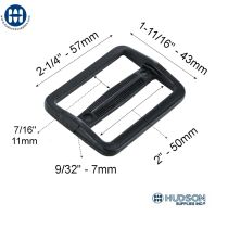 ITW Wide Mouth Triglide 2" (50mm) Black