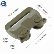 ITW GT Cobra Loop femelle 250-0001 tan499 38mm