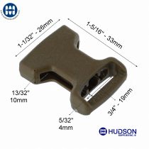 ITW Ghillie SR Femelle Fix&eacute; 810-1061 20mm Brun Coy