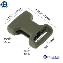 ITW Ghillie SR Femelle Fix&eacute; 810-1061 20mm Tan