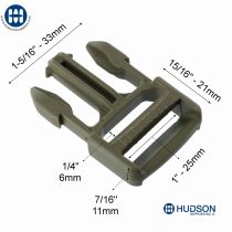 Hudson - Repair Buckle Kit Tan