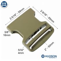 ITW Nexus GTSR Ajusteur Femelle 50mm Tan 810-1078