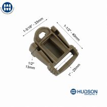 ITW Snap Dragon Femelle Fixe 25mm 115-0201 Brun CB