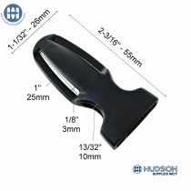 ITW World SR T-Loc 20x25 Standard Black