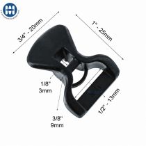 ITW 654-3000 Lineloc 3 LL Boucle 13mm Corde Noir