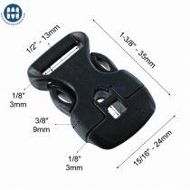 ITW 503-0000 and 503-1100 World Lineloc 3 SR Buckle for Cords