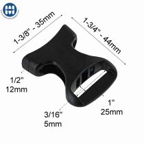 ITW Jet SR 725-0000 25mm Femelle Anneau Noir