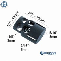 Basic Robot Cord Lock Black