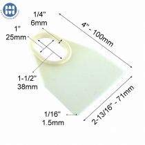 Basic Large Tarp Grommet White