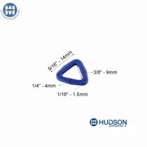 Basic Triangle Ring 3/8 in Blue