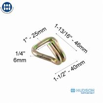 Double J Hook 1" 1500 Lbs