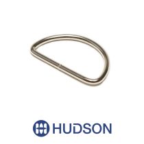 Anneau Soud&eacute; en "D" 40mm Plaqu&eacute; Nickels