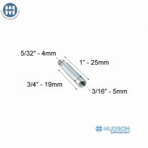Aluminum Extension 3/4&quot; (20mm)