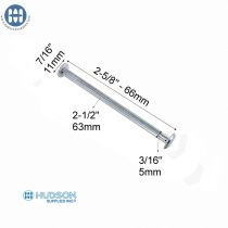 Aluminum Screw Posts 2-1/2" (63mm)