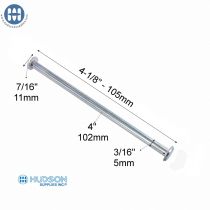 Aluminum Screw Posts 4" (100mm)