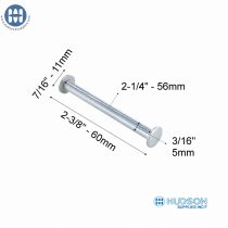 Chicago Bookbinding Screw - Vis et Poteau Reliure