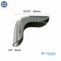 Round Corner 1.0" (25mm) .275 H Nickel Plated