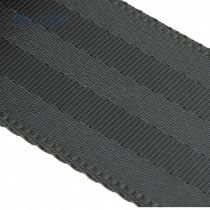 Polyester Sangle Ceinture Robuste 5 lignes 50mm Noir