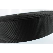 Nylon Webbing Light (17337) 2" (50mm) 401 Black (By the roll)