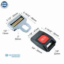 Seat Belt Buckle 2" (50mm) Black