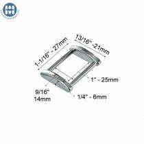 Square Ring 3/4" (20mm) 10480 Nickel