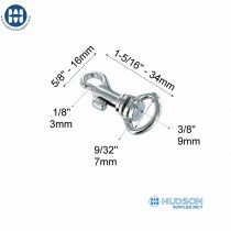 Swivel Hook 191 Nickel