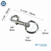 Swivel Hook M117-25 Nickel