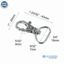 Swivel Hook M132-18 Nickel