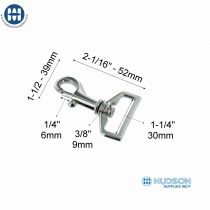 Swivel Hook M238-30 Nickel