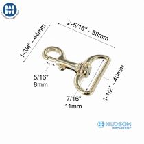 Swivel Hook M238-40 Brass