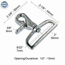 Swivel Hook M923-50 Nickel