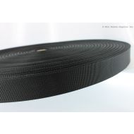 Nylon Webbing Light (17337) 1-1/4" (30mm) 401 Black (By the roll)
