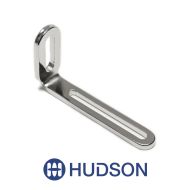 Nickel Plated 
Seat Belt Link 1" , featuring a blue Hudson logo on a white background.