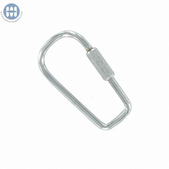 374 Keyring with Screw Closure Nickel