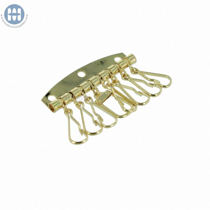 800-11-8 Combo Keyplate with 7+1 hook Brass