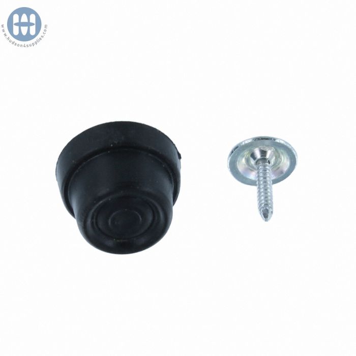 7104-12 Bottom Stud Black with nail 