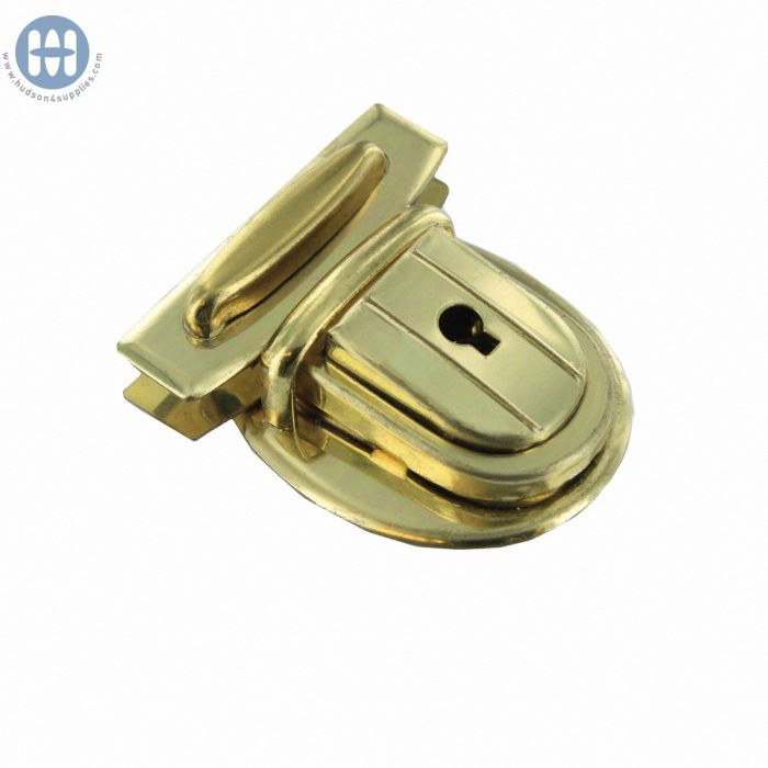 Amiet 2660 Tuck Lock with key Brass