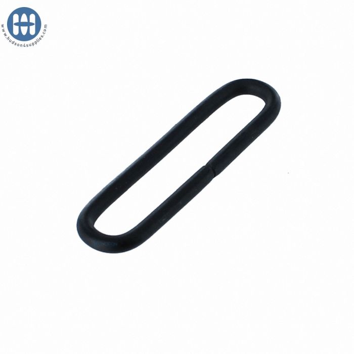ITW Boucle Oval Soudé 38mm Emaillé Noir 01041-20