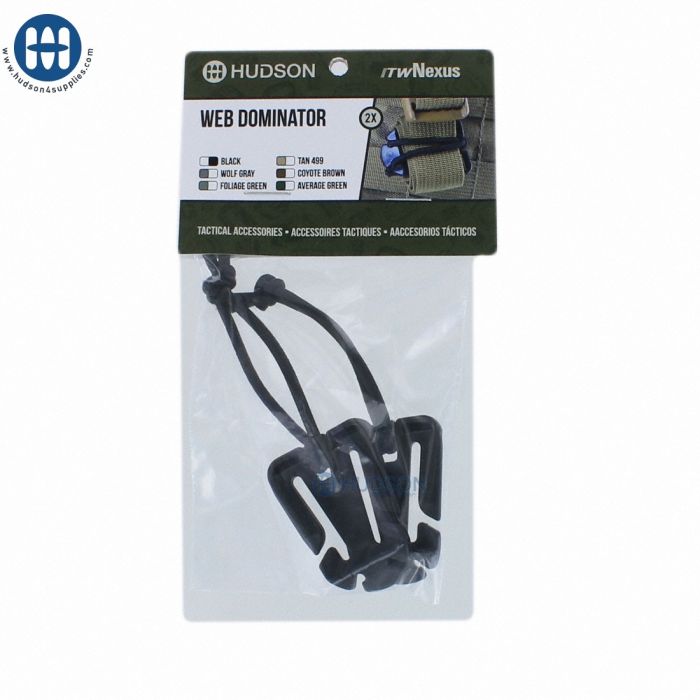 Detail 2x ITW Web Dominator 660-0100 Corde Noir