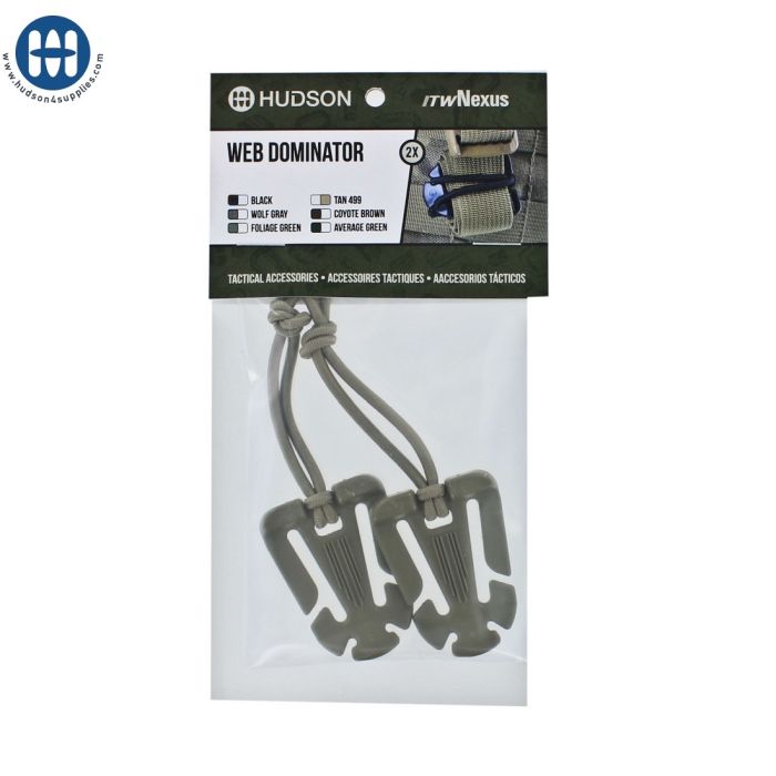 Detail 2x ITW Web Dominator 660-0100 Corde Tan