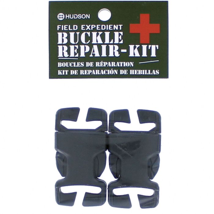 2pc Repair Buckle 1" Fem & Male SB Black