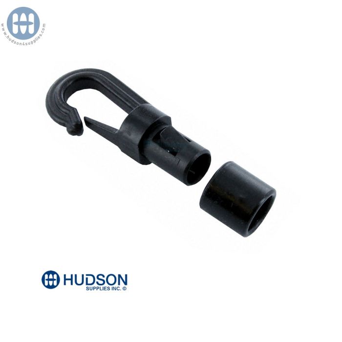 ITW Crochet Fermé 605-0250 Pour Cordon 6mm Noir 