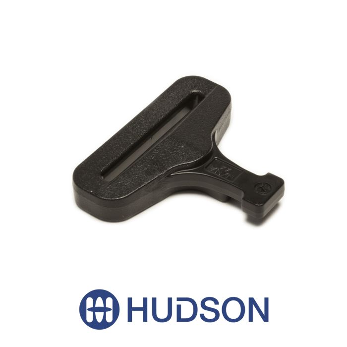 ITW GT Cobra Loop Male 250-0111 Black 44mm with measurements displayed on a white background, featuring a blue Hudson logo.