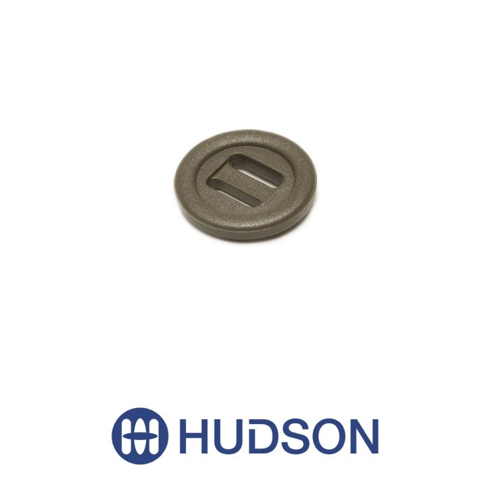 Slotted Button 3/4" Olive Drab Green