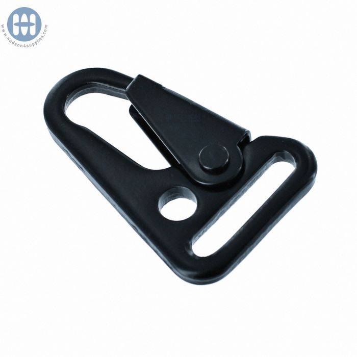 Crochet en métal pour des élingues 